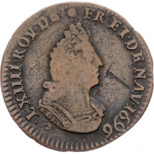Frankreich, Liard 1696, L