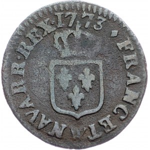 France, Liard 1773, W