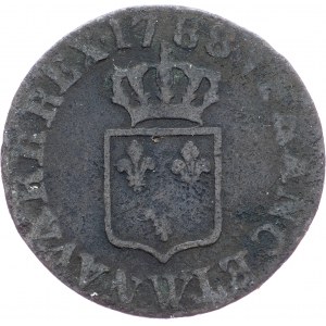 France, Liard 1788, W