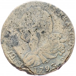 France, 2 Sols 1793, W