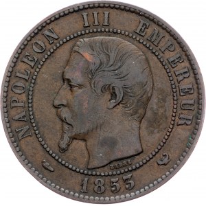 France, Module de la 10 centimes 1853