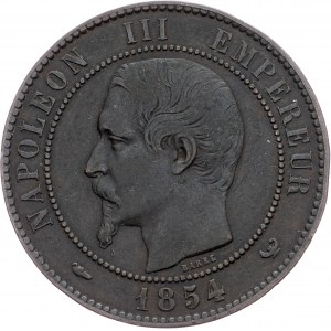 France, Module de la 10 centimes 1854