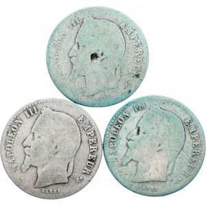 France, 50 Centimes 1864, 1865, 1866