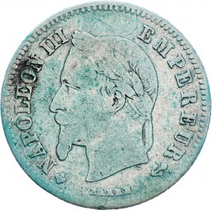 France, 20 Centimes 1866, BB