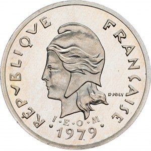 French Polynesia, 10 Francs 1979, PIEFORT
