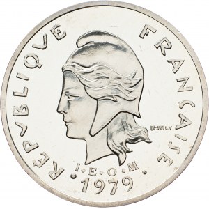 French Polynesia, 20 Francs 1979, PIEFORT