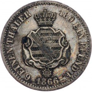 Germany, 1/6 Vereinsthaler 1866