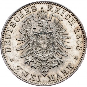 Germany, 2 Mark 1888