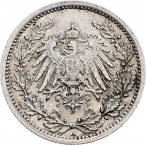 Germany, 1/2 Mark 1915