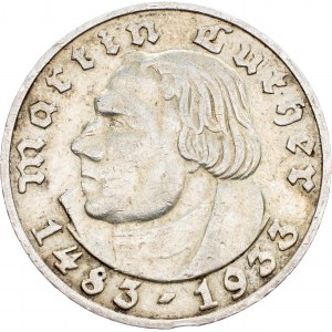 Germany, 5 Mark 1933