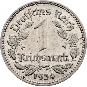 Germany, 1 Mark 1934