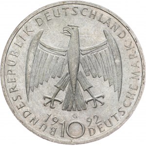 Germany, 10 Mark 1992
