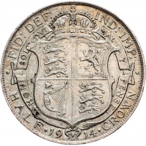 Great Britain, 1/2 Crown 1914, London