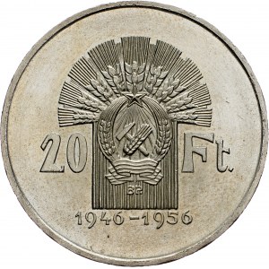 Hungary, 20 Forint 1956