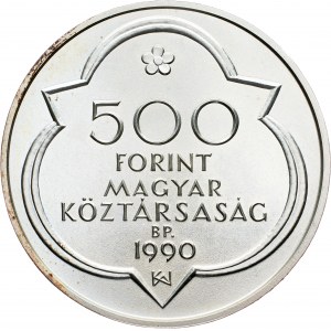 Hungary, 500 Forint 1990, BP