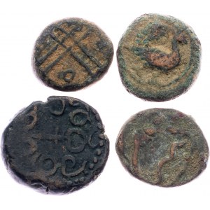 India - Lots, Lot of 4 pcs