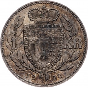 Liechtenstein, 1 Krone 1900