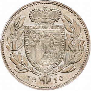 Liechtenstein, 1 Krone 1910