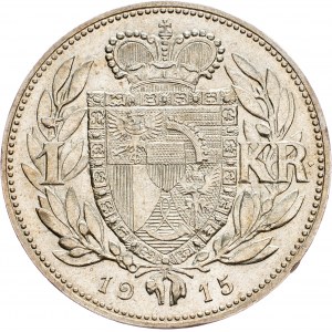 Liechtenstein, 1 Krone 1915