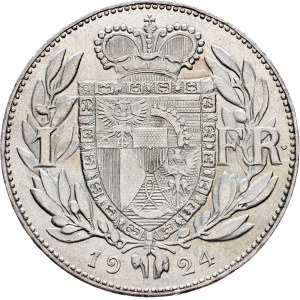 Liechtenstein, 1 Franc 1924