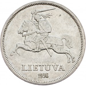 Lithuania, 5 Litai 1936, Kaunas