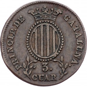 Mallorca, 3 Quartos 1837