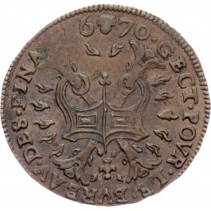 Netherlands, Jeton 1670, Brussels