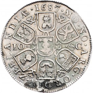 Netherlands, 2 Daalders 1687, Middelburg