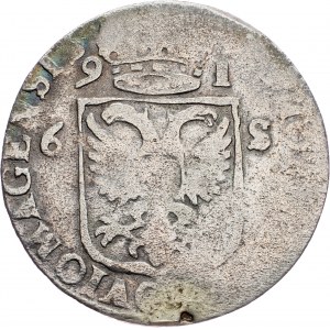 Netherlands, 6 Stuivers 1691