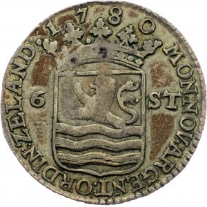 Netherlands, 6 Stuivers 1780