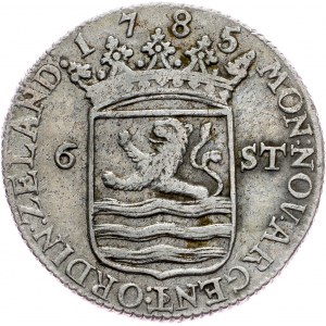 Netherlands, 6 Stuivers 1785, Middelburg
