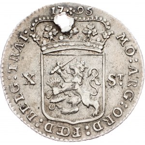 Netherlands, 10 Stuivers 1795