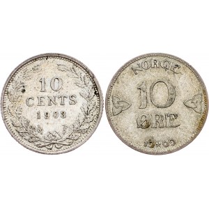 Netherlands, 10 Cents, 10 Øre 1903, Utrech /