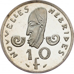 New Hebrides, 10 Francs 1979, PIEFORT