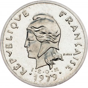 New Hebrides, 10 Francs 1979, PIEFORT