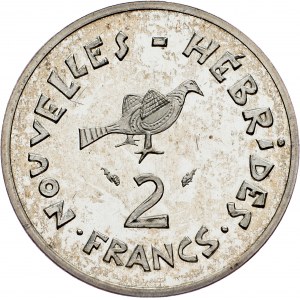 New Hebrides, 2 Francs 1979, PIEFORT