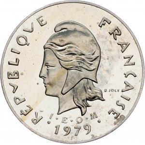 New Hebrides, 5 Francs 1979, PIEFORT