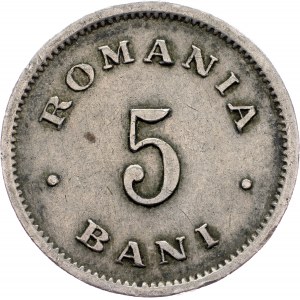 Romania, 5 Bani 1900, Brussels