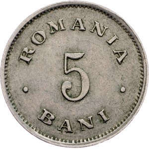 Romania, 5 Bani 1900, Brussels