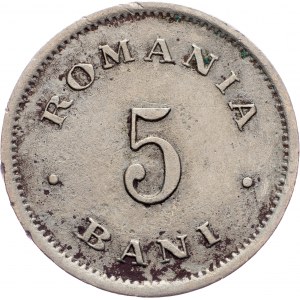 Romania, 5 Bani 1900, Brussels