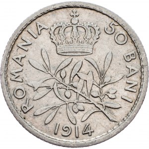 Romania, 50 Bani 1914