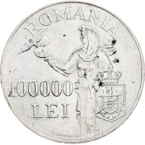 Romania, 100000 Lei 1946, Bucharest