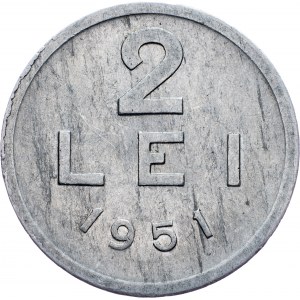 Romania, 2 Lei 1951