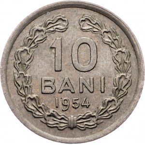 Romania, 10 Bani 1954