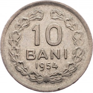 Romania, 10 Bani 1954