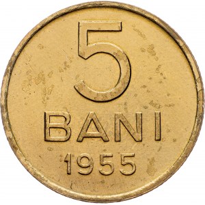 Romania, 5 Bani 1955