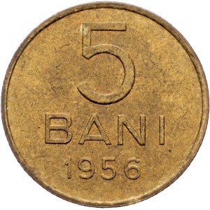 Romania, 5 Bani 1956