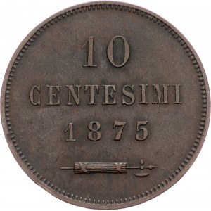 San Marino, 10 Centesimi 1875