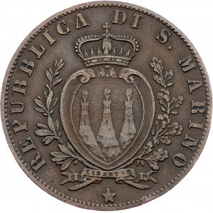 San Marino, 5 Centesimi 1894