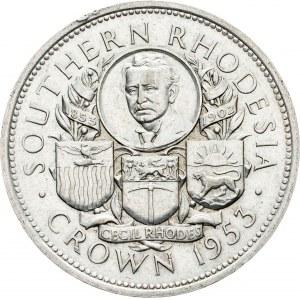 Southern Rhodesia, 1 Crown 1953, London
